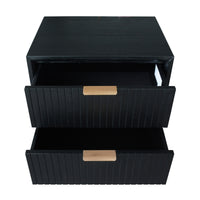 Matilda Bedside Table Black