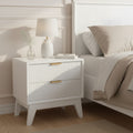 Matilda Bedside Table White