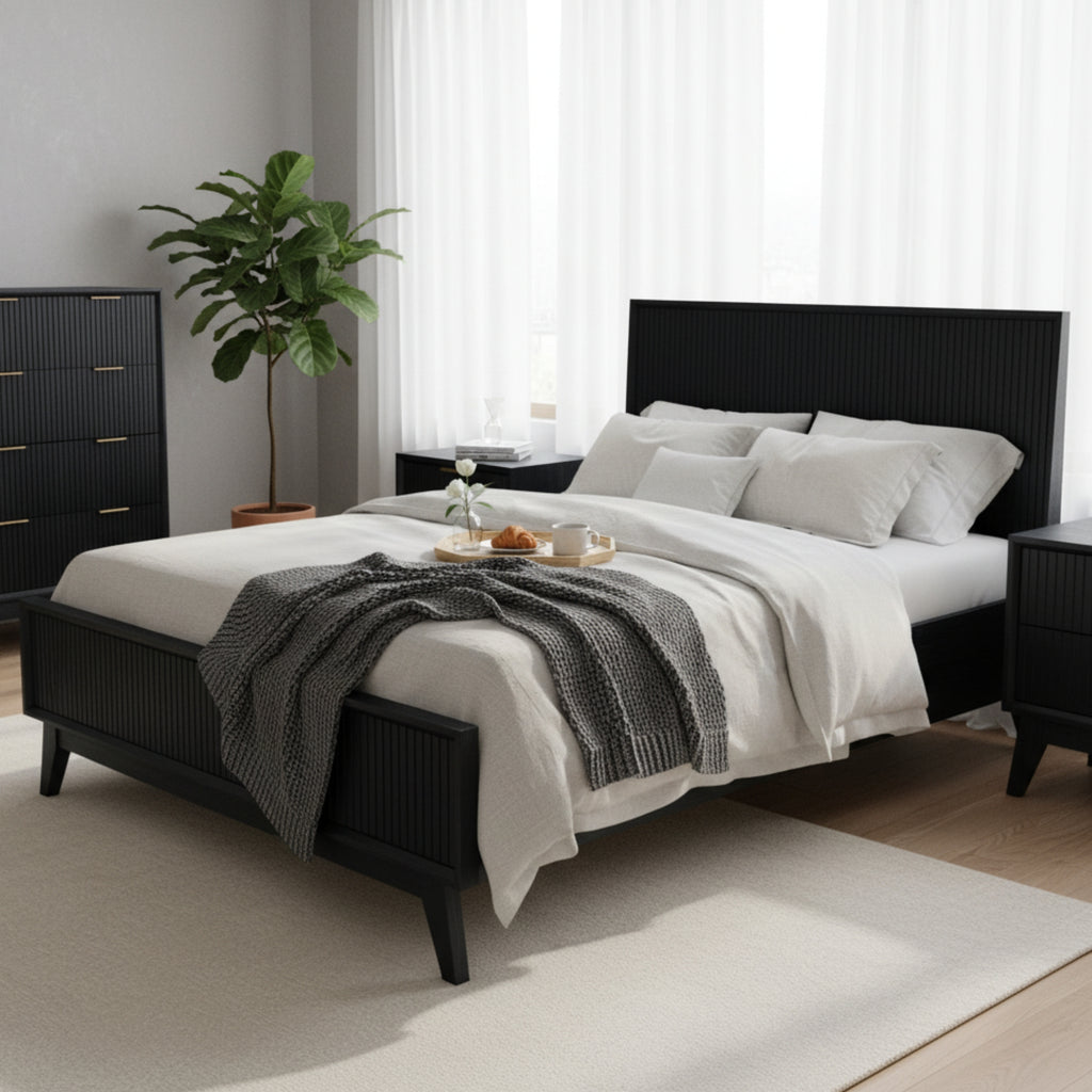 Matilda King Bed Frame Black