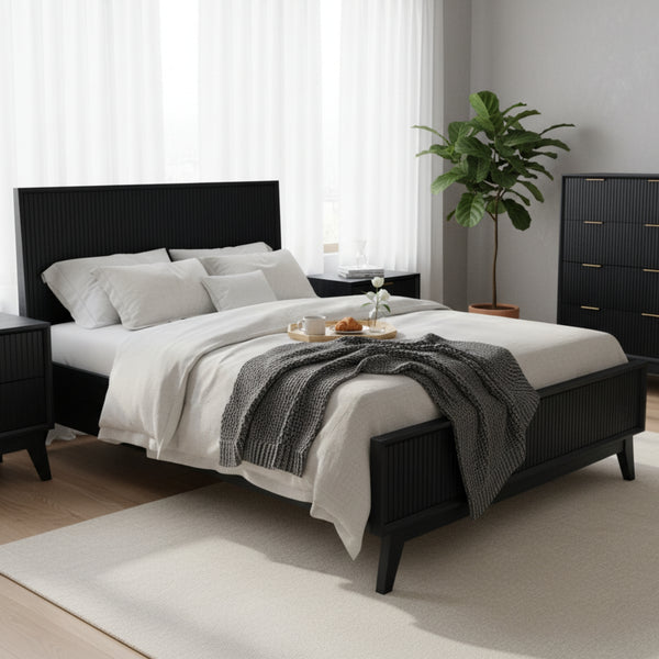 Matilda Queen Bed Frame Black