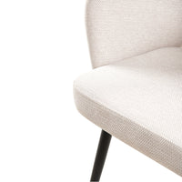 Matz 2pc Set Fabric Dining Table Beige