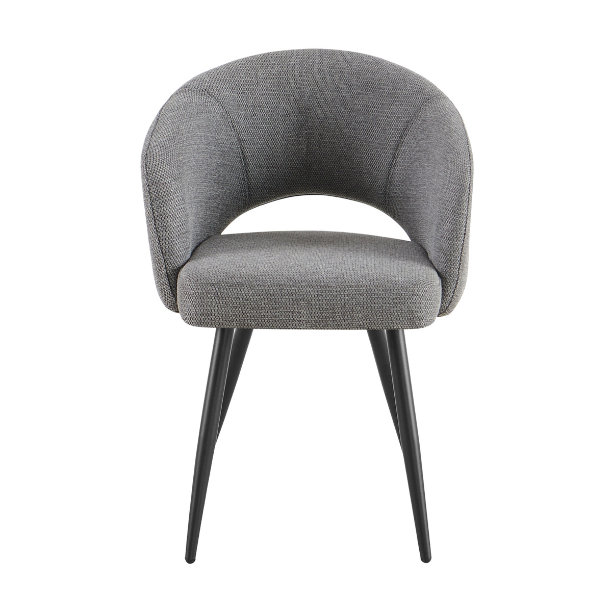 Matz 2pc Set Fabric Dining Table Grey