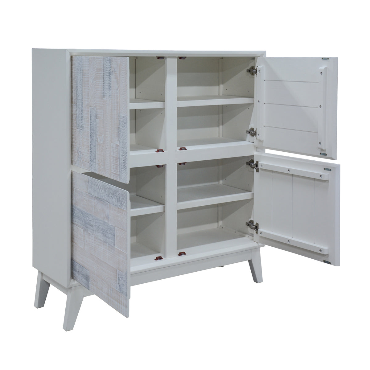 Maui 120cm Storage Cabinet White