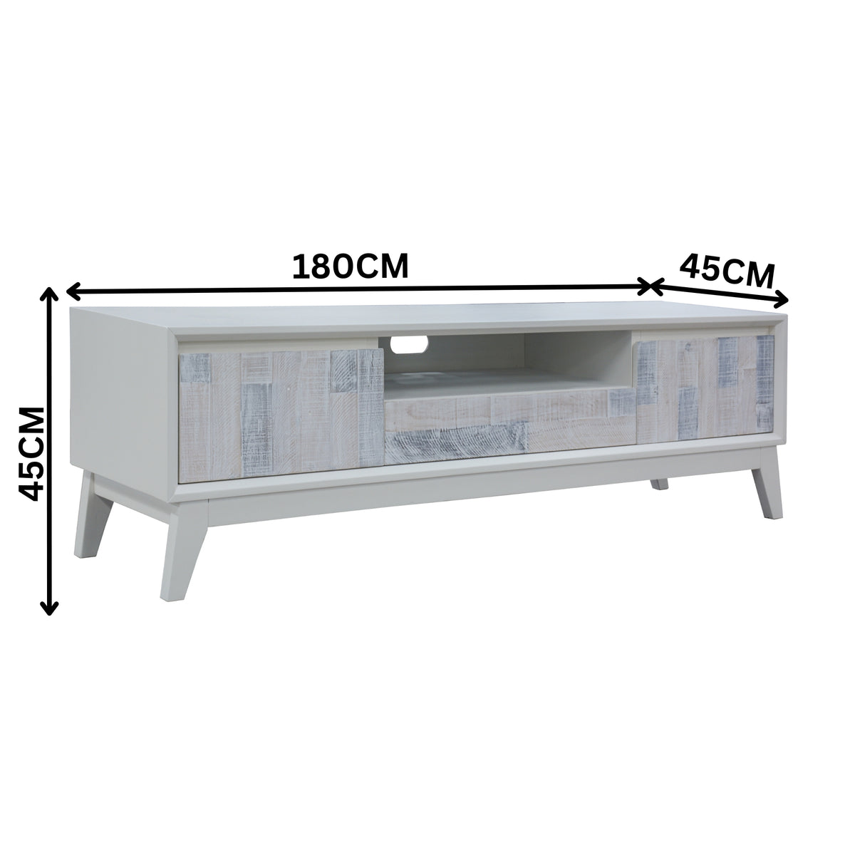 Maui 180cm ETU Entertainment TV Unit White