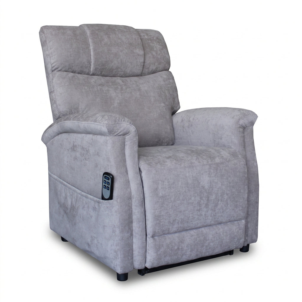 Mavic Dual Motor 150kgs Recliner Lift Chair Taupe Grey