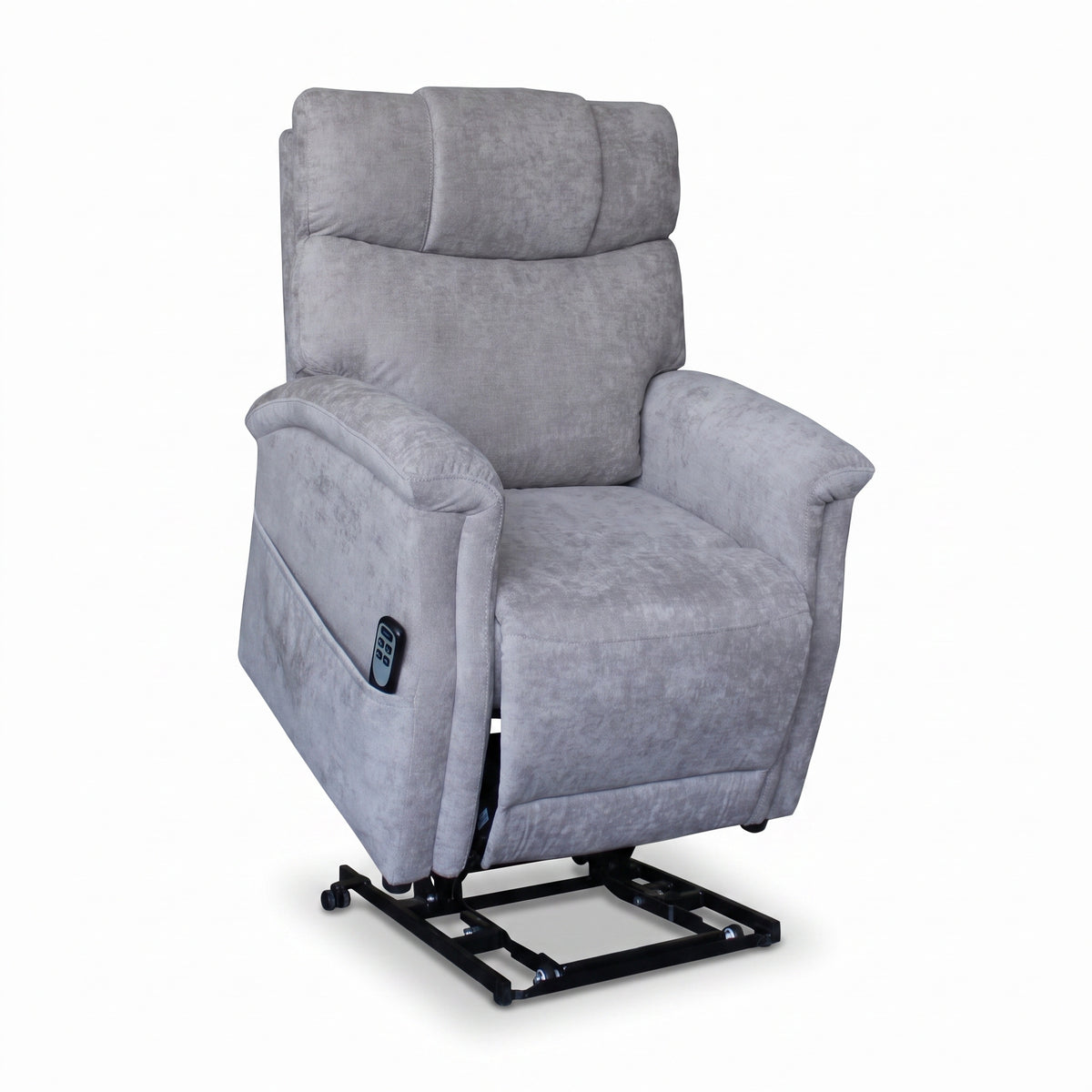 Mavic Dual Motor 150kgs Recliner Lift Chair Taupe Grey