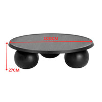 Maxine 100cm Round Coffee Table Black