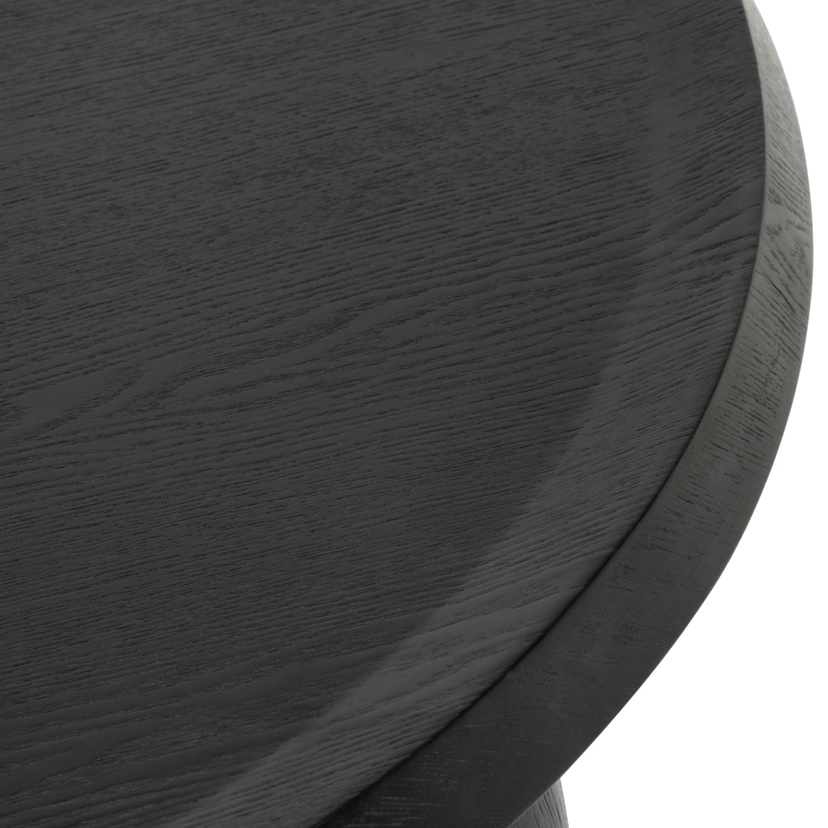 Maxine 100cm Round Coffee Table Black
