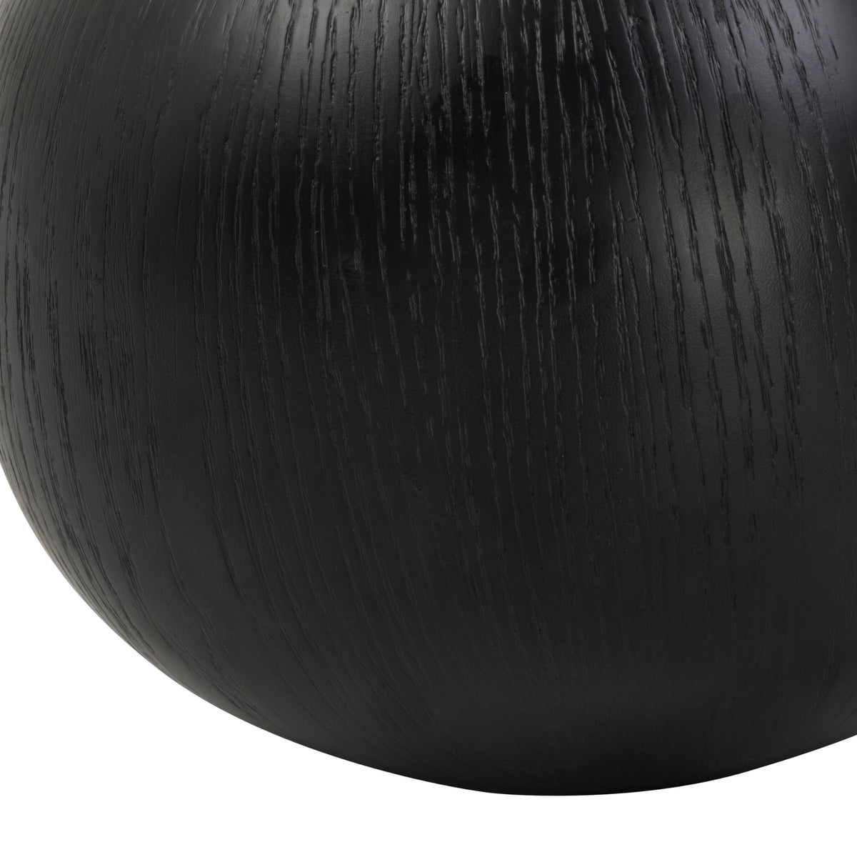Maxine 100cm Round Coffee Table Black