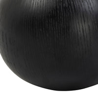 Maxine 100cm Round Coffee Table Black