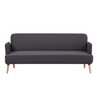 Merlin 3 Seater Sofa Bed Charcoal 