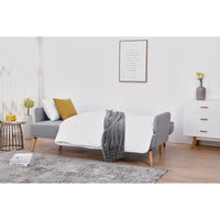 Merlin 3 Seater Sofa Bed Grey 