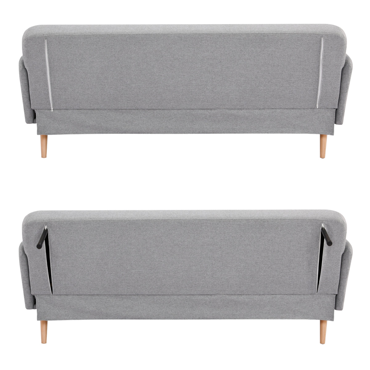 Merlin 3 Seater Sofa Bed Grey 