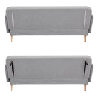 Merlin 3 Seater Sofa Bed Grey 