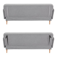 Merlin 3 Seater Sofa Bed Grey 