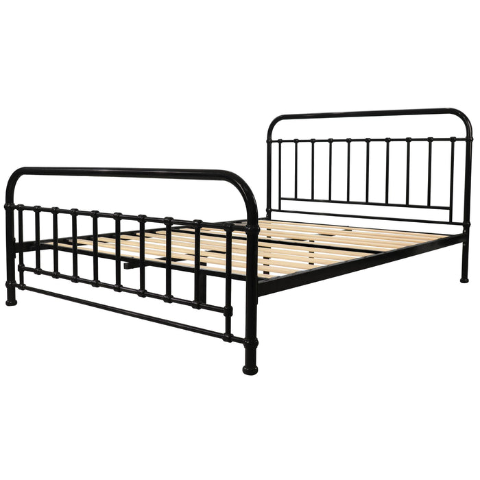 Metallica Metal Bed Frame Queen Black