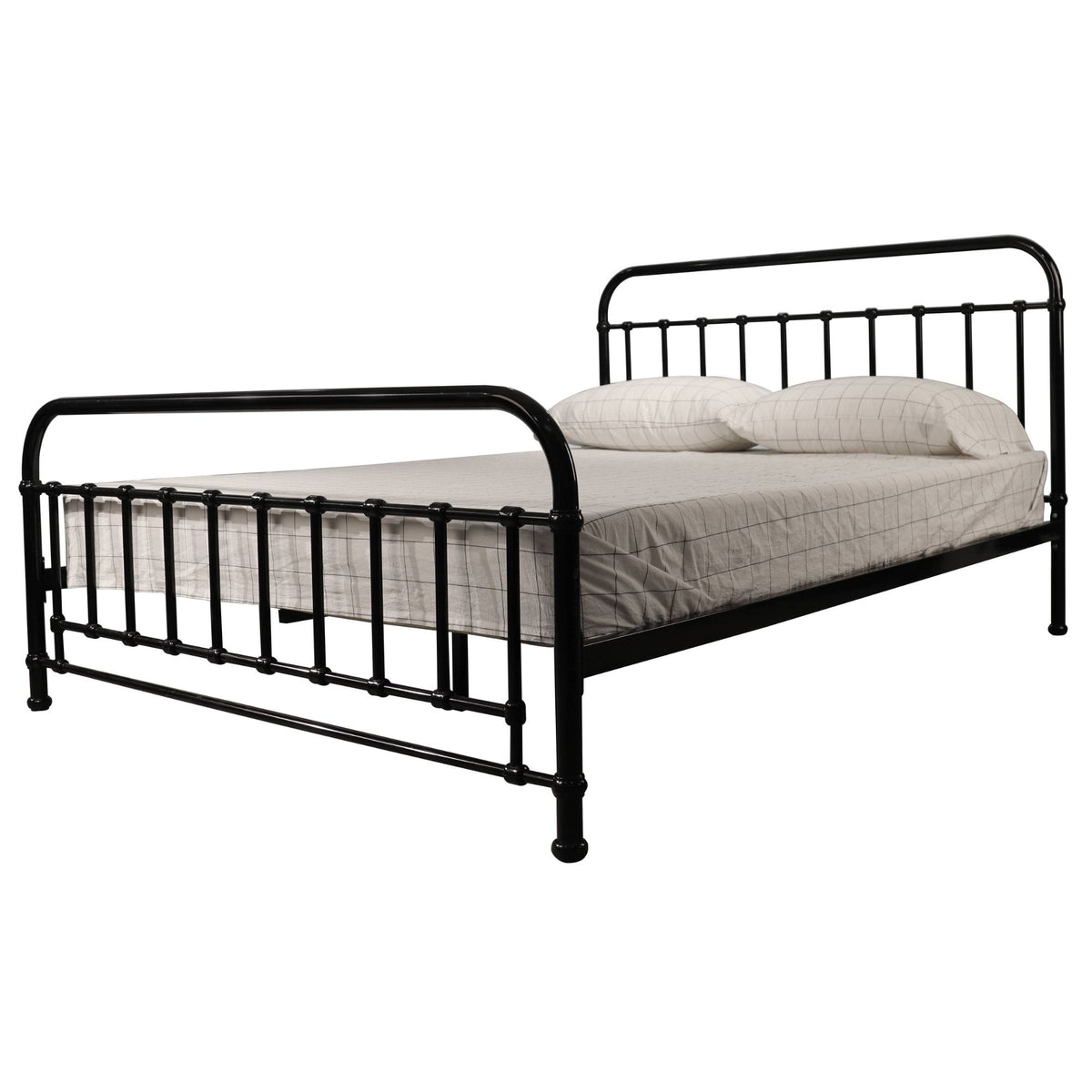 Metallica Metal Bed Frame Queen Black