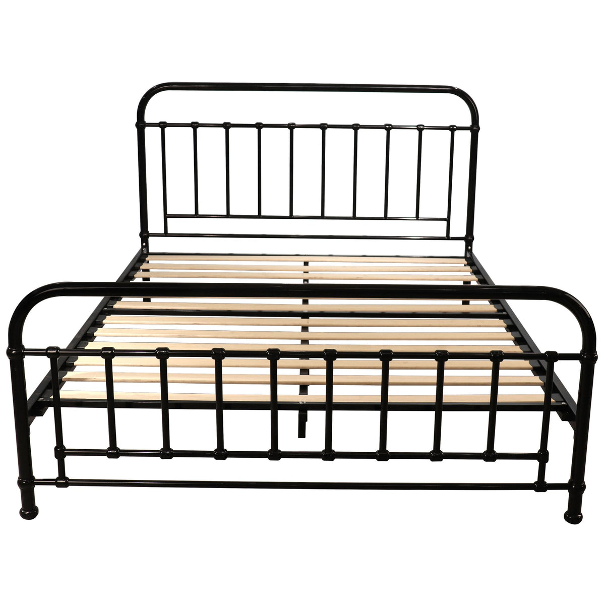 Metallica Metal Bed Frame Queen Black