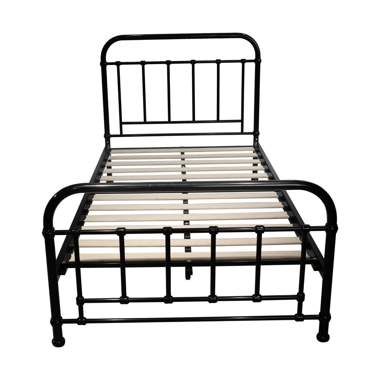 Metallica Metal Bed Frame Single Black