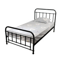 Metallica Metal Bed Frame Single Black