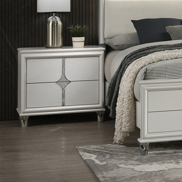 Milano 2 Drawer Bedside Table