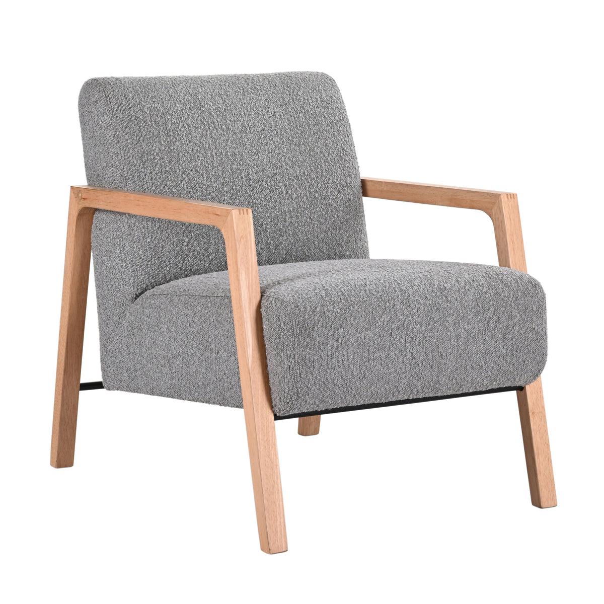 Milano Fabric Armchair Grey