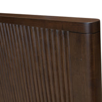 Milo King Bed Solid Hardwood Frame Walnut