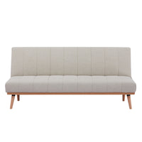 Monroe 3 Seater Sofa Bed Beige 