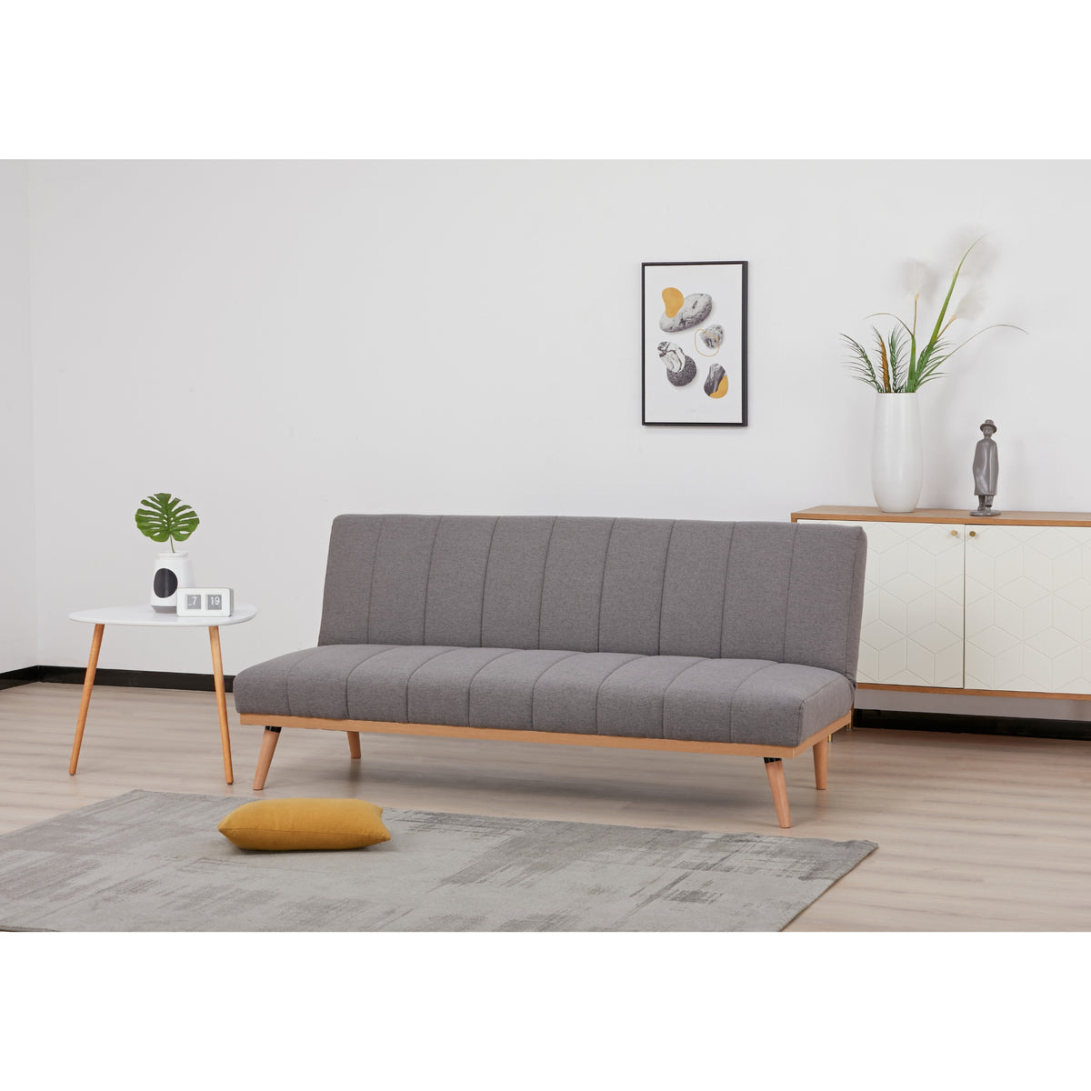 Monroe 3 Seater Sofa Bed Graphite 