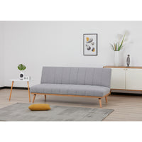 Monroe 3 Seater Sofa Bed Grey 