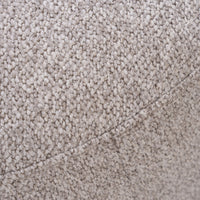 Montana 3 Seater Curved Fabric Sofa Champagne Beige 