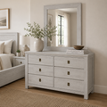 Myer Dresser Mirror White Wash