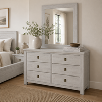 Myer Dresser Mirror White Wash