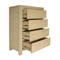 Natalie Tallboy Drawer Brushed Smoke Grey