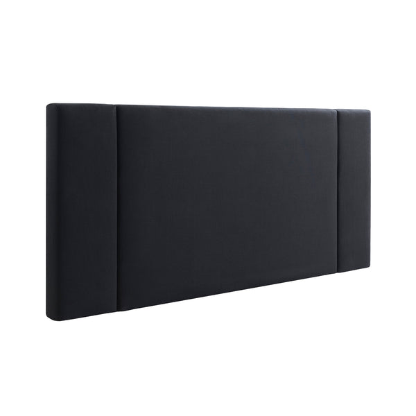 New Jersey 282cm Linen Bedhead Wide Black