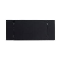 New Jersey 282cm Linen Bedhead Wide Black