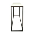 Nomad 130cm Marble Console Table White