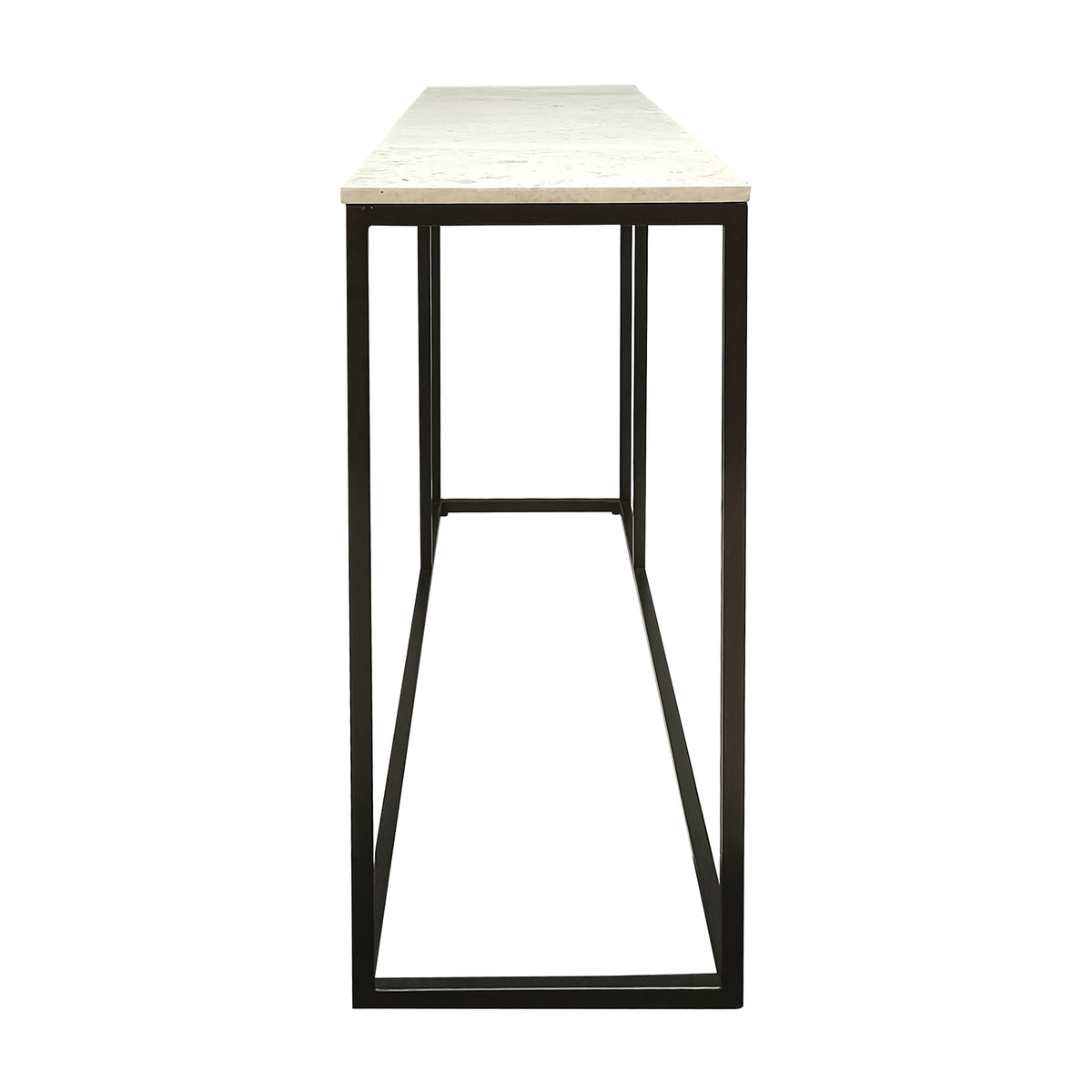 Nomad 130cm Marble Console Table White