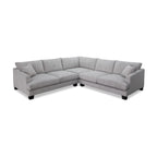 Orio 4 Seater Corner Sofa Lounge Set Light Grey