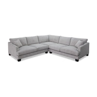Orio 4 Seater Corner Sofa Lounge Set Light Grey