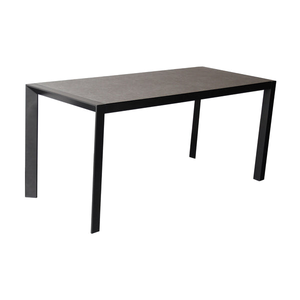 Oro 200cm Aluminium Outdoor Bar Table Charcoal