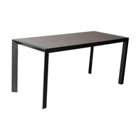 Oro 7pc Set Outdoor 200cm Aluminium Bar Table 6 Chair Charcoal