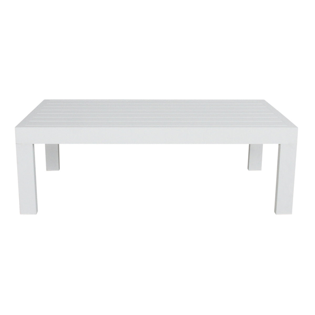 Outie 133cm Outdoor Coffee Table White 