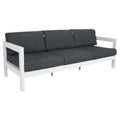 Outie 3 Seater Outdoor Sofa Lounge White 