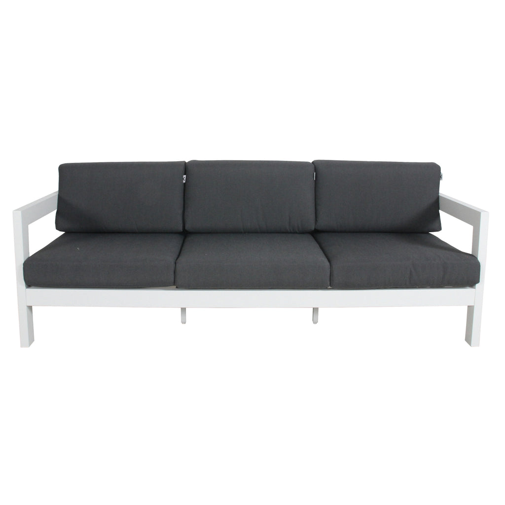 Outie 3 Seater Outdoor Sofa Lounge White 