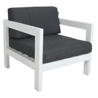 Outie Outdoor Sofa Chair White 