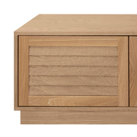 Owen 220cm 4 Doors ETU Entertainment TV Unit Natural