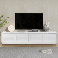 Owen 220cm 4 Doors ETU Entertainment TV Unit White