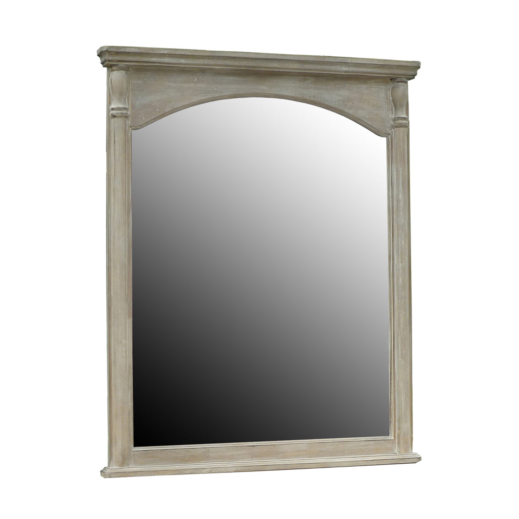 Paris Mirror for Dresser Washed Grey