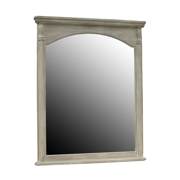 Paris Mirror for Dresser Washed Grey
